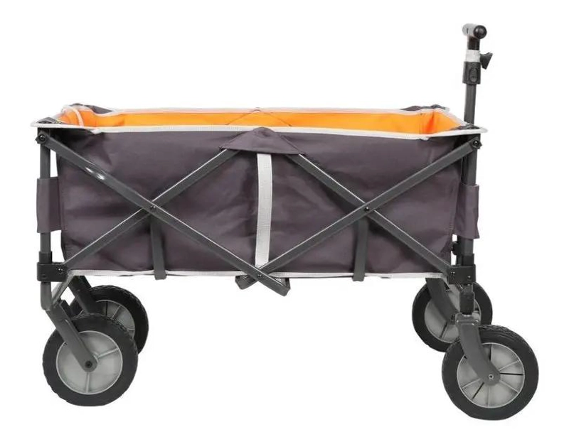 CARRO PLEGABLE PORTATIL PARA CAMPING Y ACTIVIDADES AL AIRE LIBRE COLOR GRIS - 2
