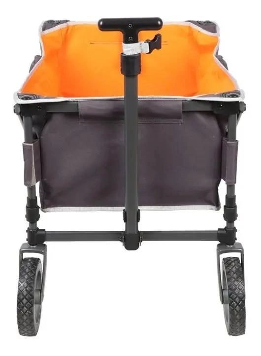 CARRO PLEGABLE PORTATIL PARA CAMPING Y ACTIVIDADES AL AIRE LIBRE COLOR GRIS - 3