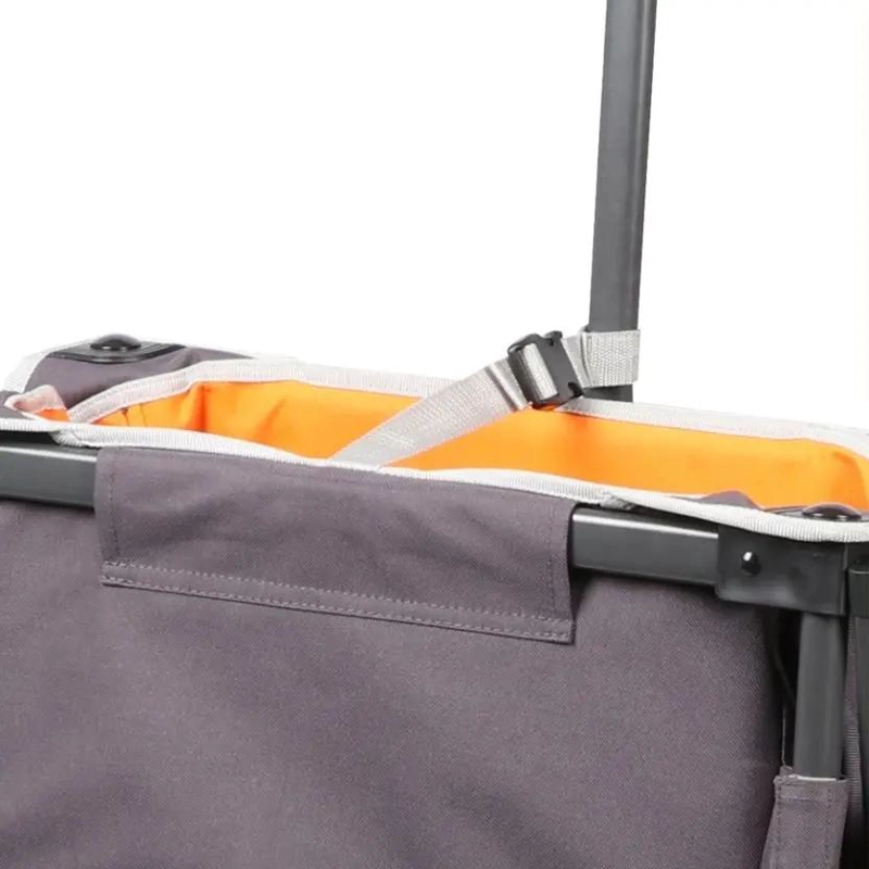 CARRO PLEGABLE PORTATIL PARA CAMPING Y ACTIVIDADES AL AIRE LIBRE COLOR GRIS - 5
