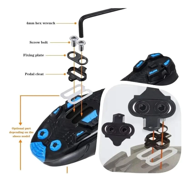 CALAS PROFESIONALES UNIDIRECCIONALES PARA BICICLETA MTB CON SISTEMA SPD - 3