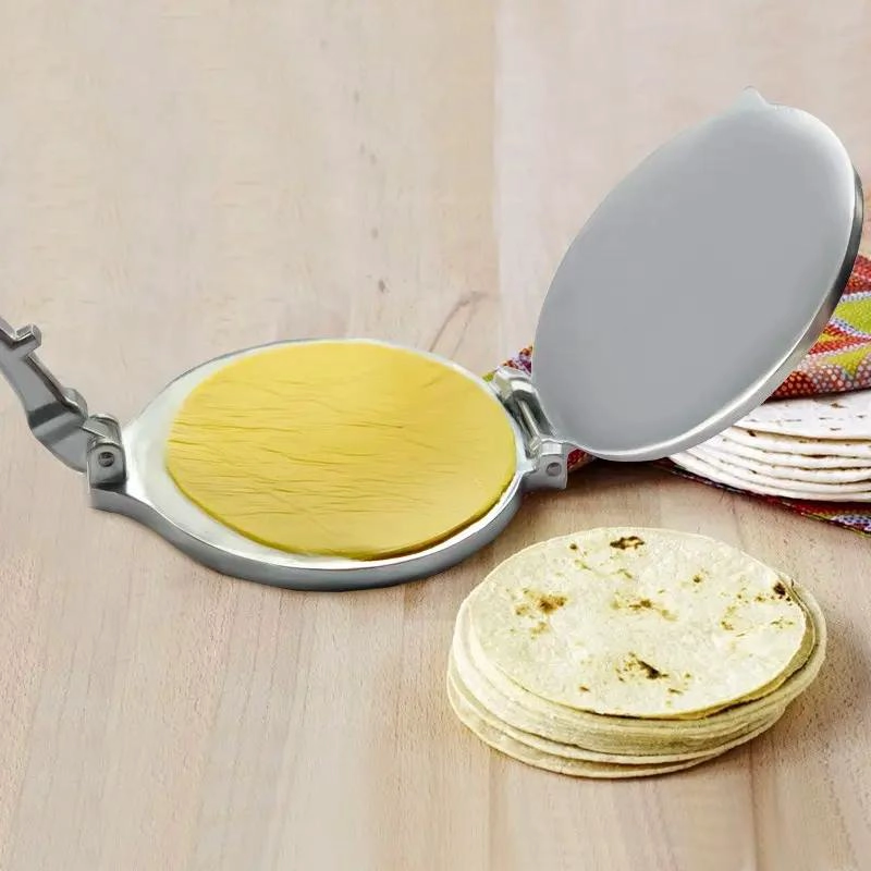 PRENSA PARA TORTILLAS Y FAJITAS DE MASA CON DIAMETRO DE 20 CM - 3