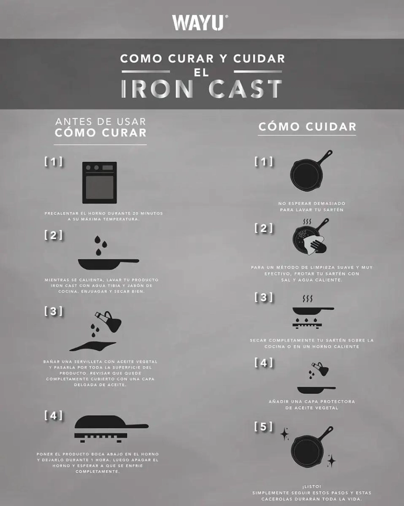 PRENSA DE HIERRO FUNDIDO PARA COCINA COLOR NEGRO RESISTENTE - 5
