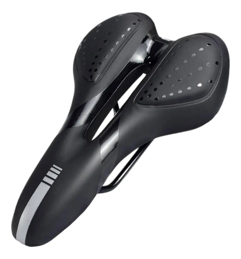 SILLIN ERGONOMICO CON GEL PARA BICICLETA Y CICLISMO COMODO Y RESISTENTE - 1