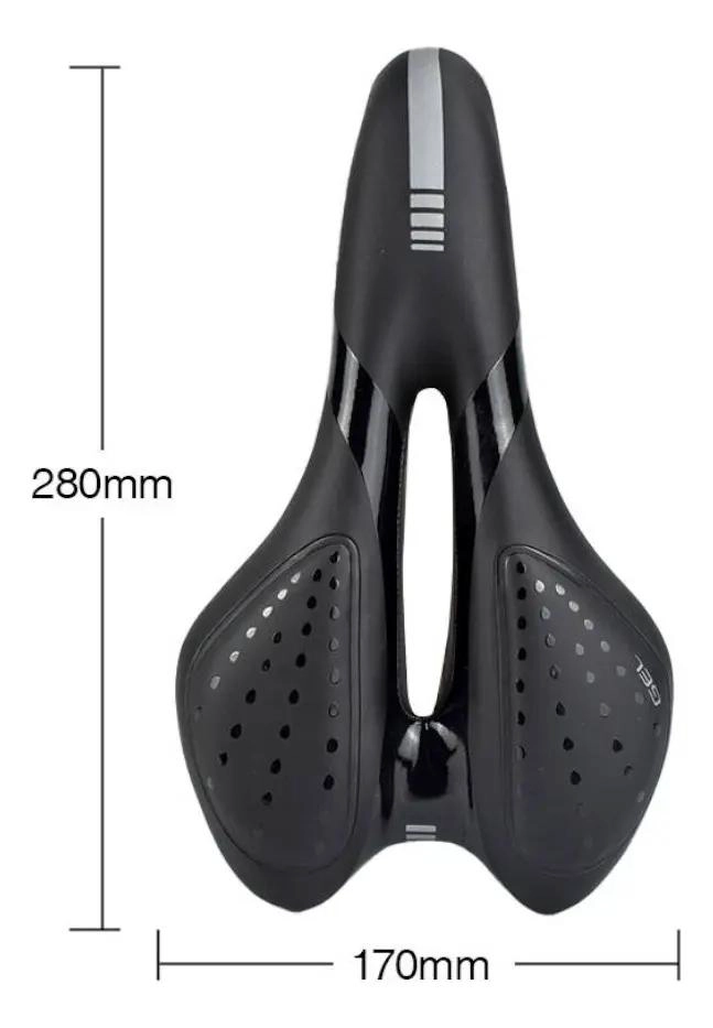 SILLIN ERGONOMICO CON GEL PARA BICICLETA Y CICLISMO COMODO Y RESISTENTE - 4