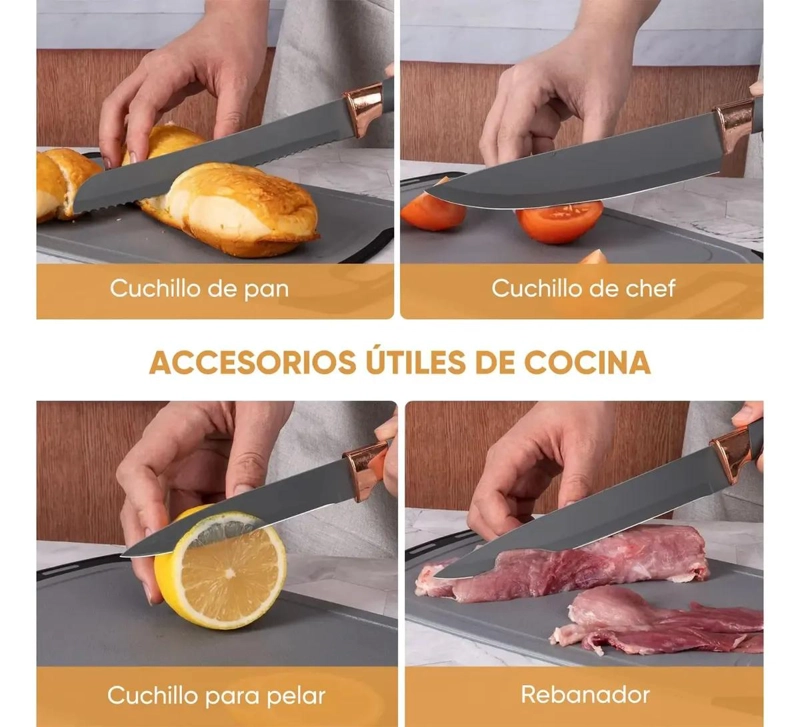 JUEGO DE 18 UTENSILIOS DE COCINA EN SILICONA ANTIADHERENTE - 5