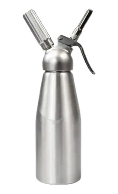 SIFON PARA CREMA BATIDA DE ACERO INOXIDABLE CAPACIDAD 1 LITRO - 1