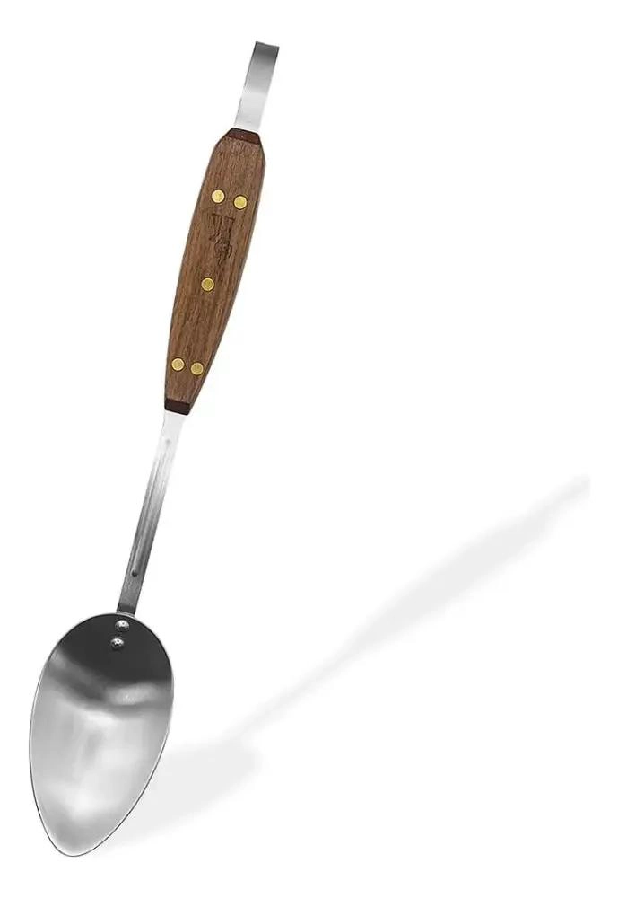 CUCHARA PARRILLERA PROFESIONAL PARA ASADO CON DISEÑO ERGONOMICO - 1