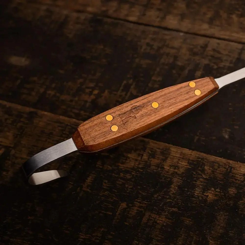 CUCHARA PARRILLERA PROFESIONAL PARA ASADO CON DISEÑO ERGONOMICO - 3