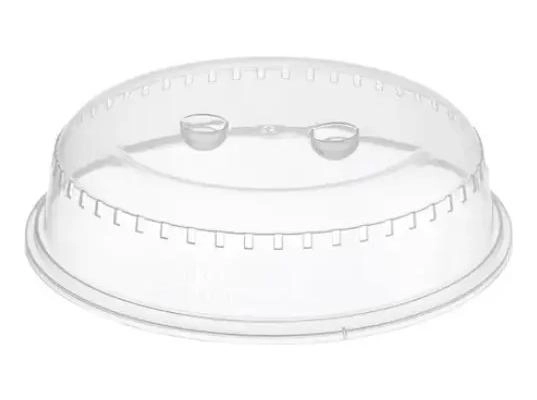 TAPA PLASTICA PARA MICROONDAS SEGURA Y LIBRE DE BPA - 1