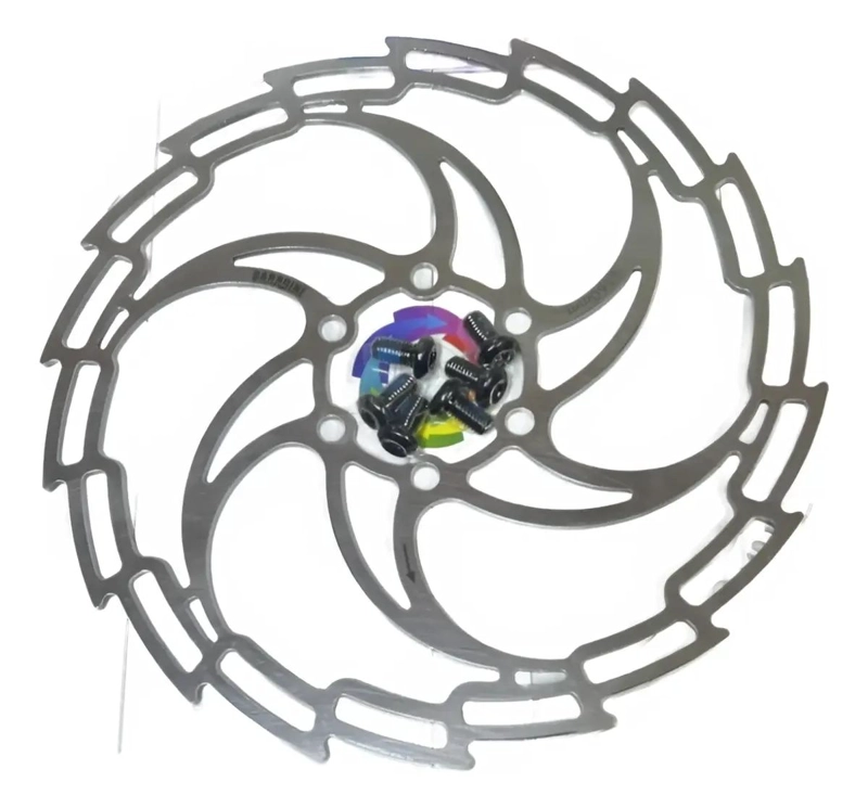 DISCO ROTOR DE FRENO PARA BICICLETA DE 203 MM DE DIAMETRO - 1