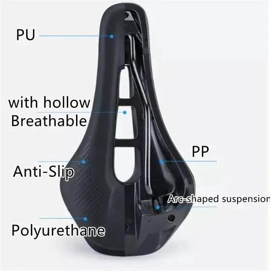 SILLIN PARA BICICLETA CON DISEÑO ANTIPROSTATICO PARA MTB Y RUTA - 5
