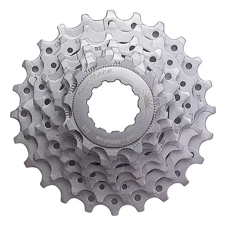 PIÑON CASSETTE PARA BICICLETA DE RUTA 9 VELOCIDADES 11-28 DIENTES - 1