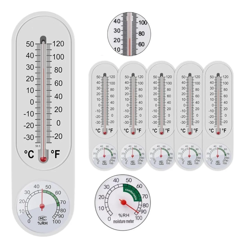 PACK DE 5 TERMOMETROS PARA REFRIGERADOR Y CONGELADOR CON ALTA PRECISION - 1