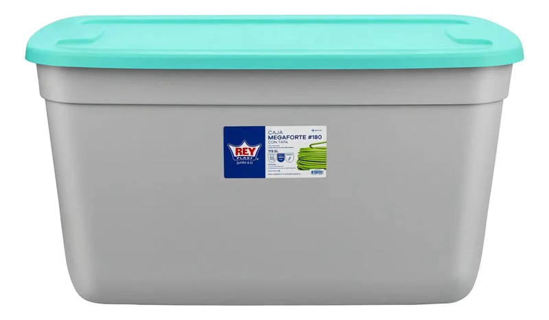 CAJA ORGANIZADORA PARA ALMACENAMIENTO CON CAPACIDAD DE 120 LITROS - 4