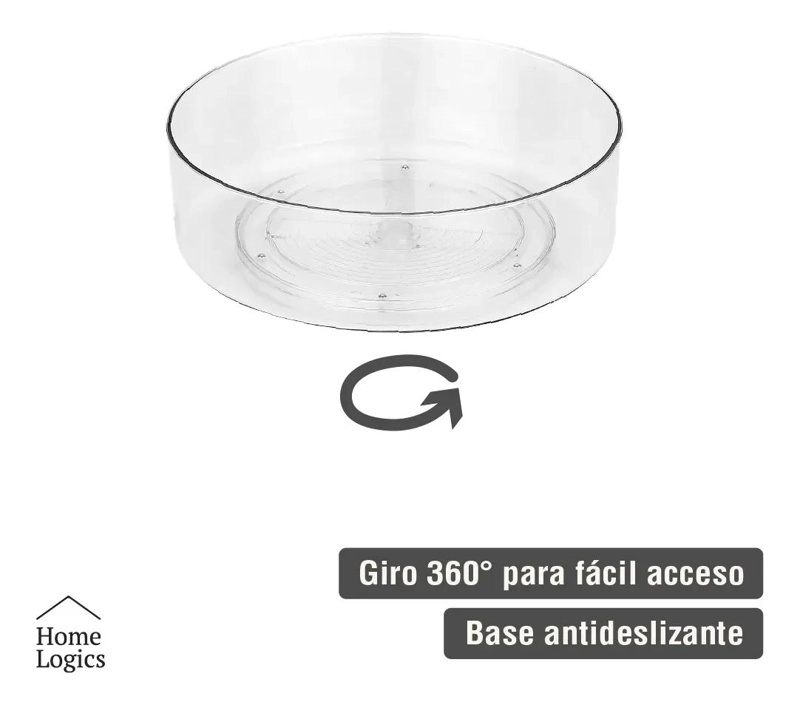 SET DE 2 CONTENEDORES ORGANIZADORES CIRCULARES PARA HOGAR - 1