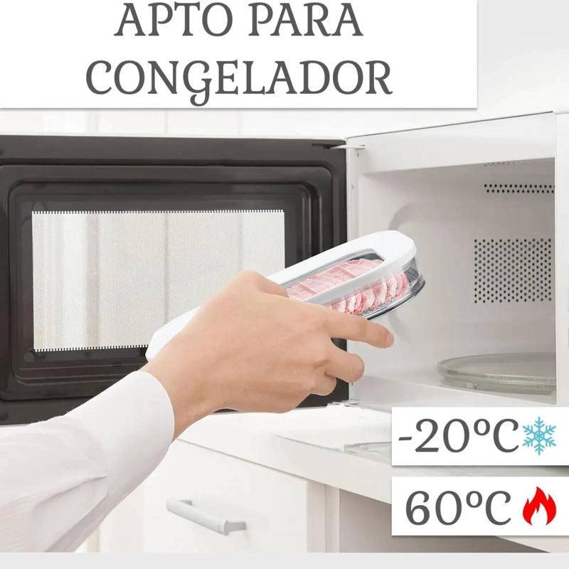 CONTENEDOR APILABLE PARA QUESOS Y JAMON CON TRES NIVELES - 5