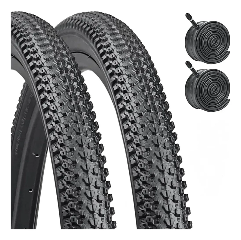 NEUMATICOS Y CAMARAS PARA BICICLETA ARO 26X2.125 CON VALVULA SCHRADER - 1