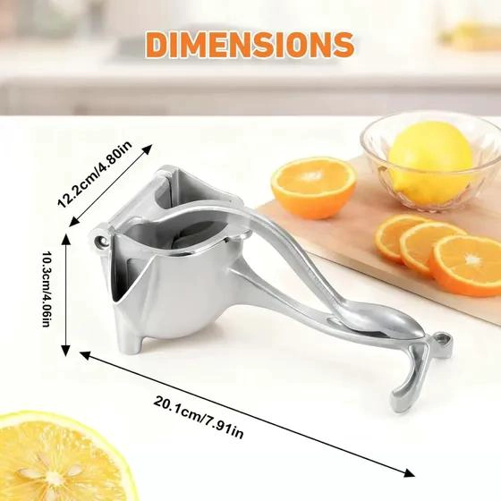 EXPRIMIDOR MANUAL DE ALUMINIO ERGONOMICO PARA CITRICOS - 2