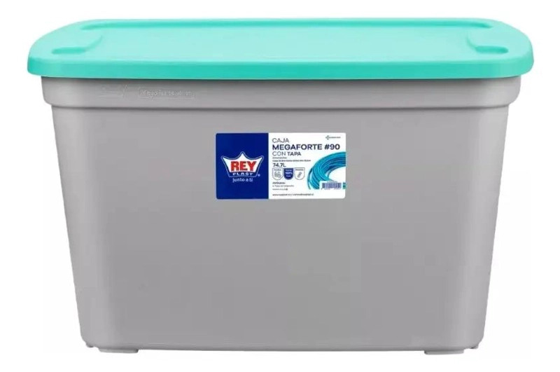 CAJA ORGANIZADORA PARA ALMACENAMIENTO CON CAPACIDAD DE 75 LITROS - 1