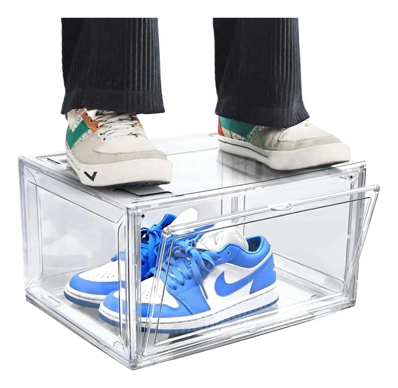 ORGANIZADOR ACRILICO CON 6 CAJONES IMANTADOS PARA ZAPATOS - 4