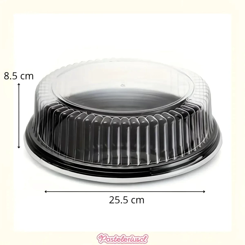 SET DE 50 BANDEJAS PARA TORTA Y PORTA CUPCAKES DE 25X8 CM - 3