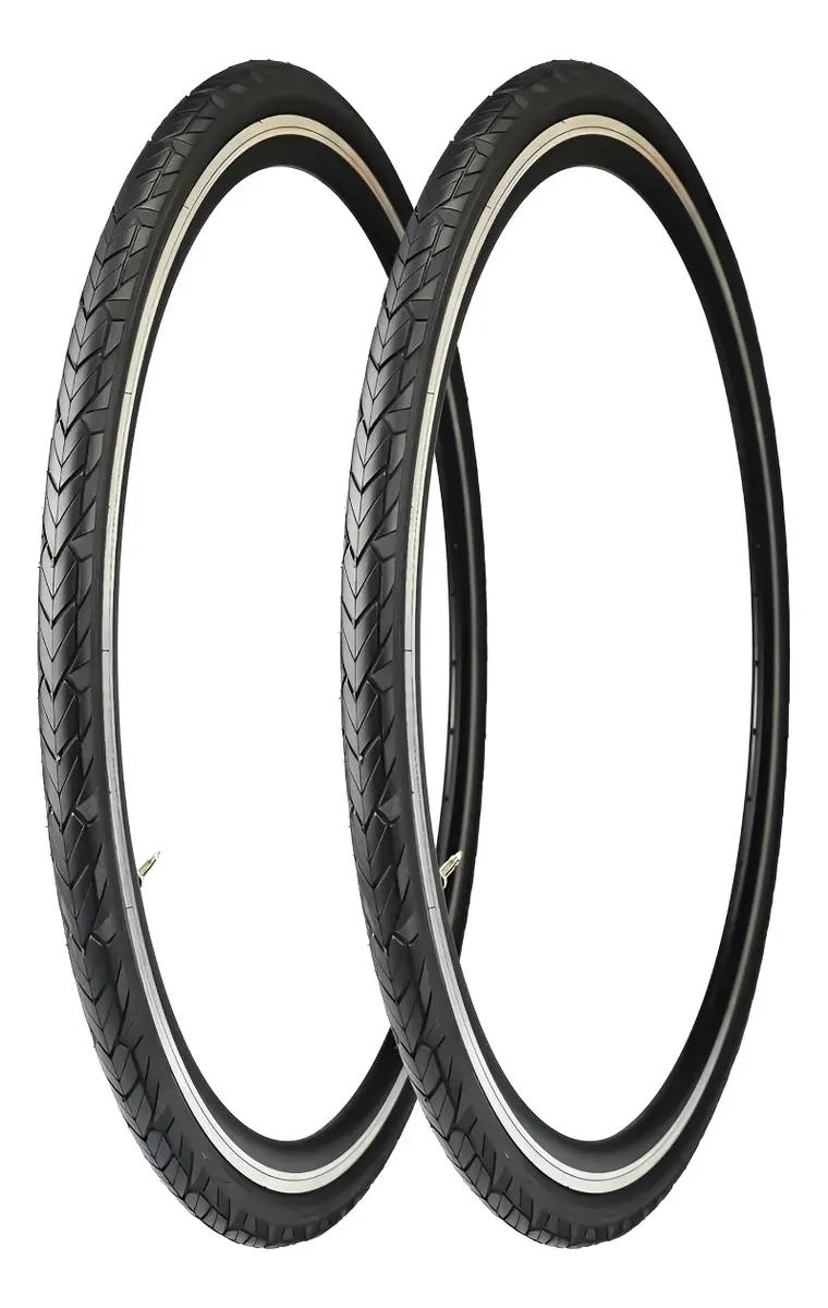 NEUMATICOS PARA BICICLETA HIBRIDA 700X35C RESISTENTES Y DURADEROS - 1