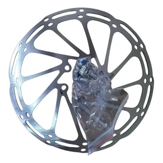 PACK DE 2 DISCOS DE FRENO DE ALTA RESISTENCIA PARA BICICLETA DE 160MM - 1