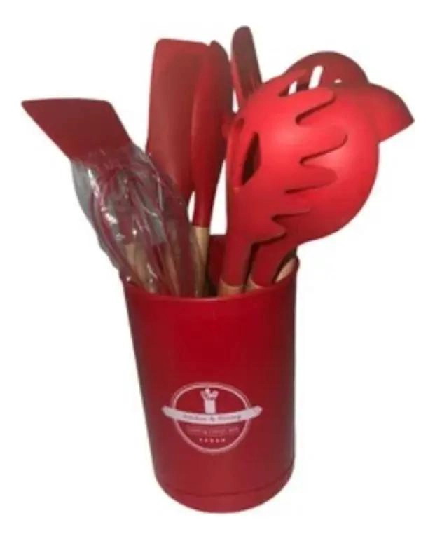 SET DE UTENSILIOS DE COCINA EN SILICONA PARA USO INICIAL - 2