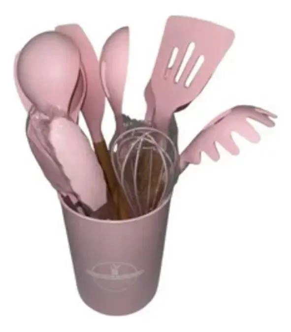 SET DE UTENSILIOS DE COCINA EN SILICONA PARA USO INICIAL - 4