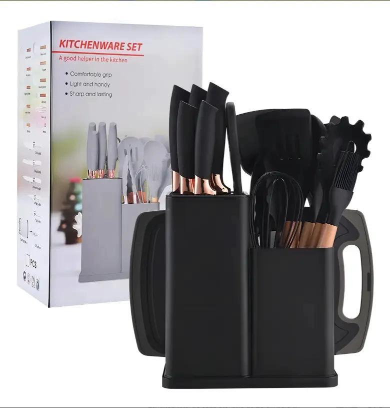 SET DE UTENSILIOS DE COCINA DE SILICONA ANTIADHERENTE PARA USO DIARIO - 2