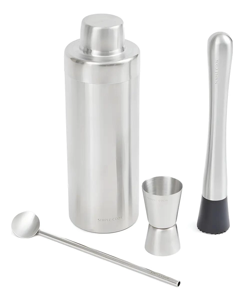 SET DE COCTELERA Y ACCESORIOS PARA MIXOLOGIA PROFESIONAL - 1
