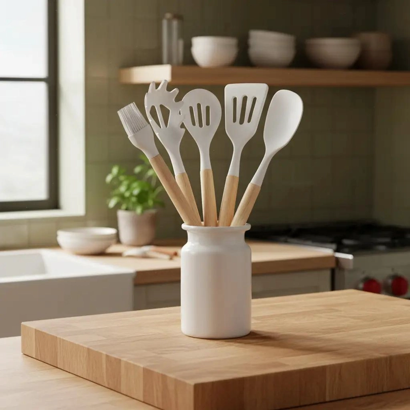 SET DE UTENSILIOS DE COCINA CON 12 PIEZAS Y VASO INCLUIDO - 2