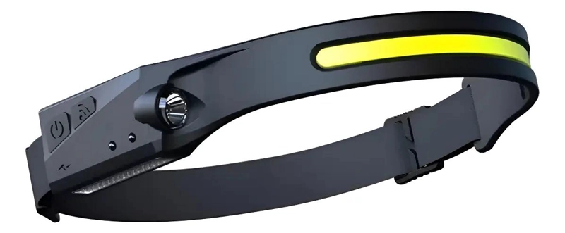 LINTERNA DE CABEZA RECARGABLE CON LUZ POTENTE Y DISEÑO ERGONOMICO - 1