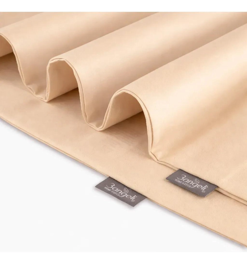 SET DE 2 FUNDAS PARA ALMOHADA 50X70 CM COLOR BEIGE SUAVE - 2