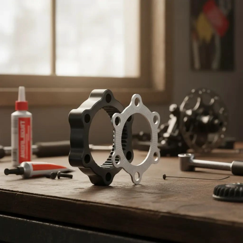 ADAPTADOR CENTERLOCK PARA ROTOR DE 6 PERNOS COMPATIBLE CON BICICLETAS - 2