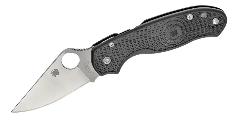 CUCHILLO PLEGABLE CON HOJA DE ACERO INOXIDABLE Y MANGO ERGONOMICO NEGRO - 4