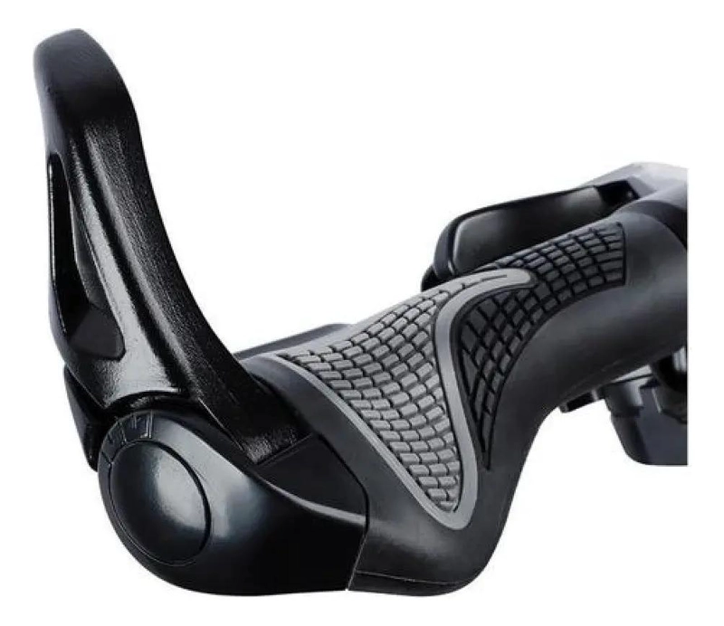 PUÑOS ERGONOMICOS AJUSTABLES PARA BICICLETA CON CUERNOS DE AGARRE - 1