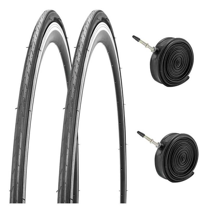 NEUMATICOS PARA BICICLETA ARO 700X23C PLEGABLES CON CAMARAS INCLUIDAS - 1