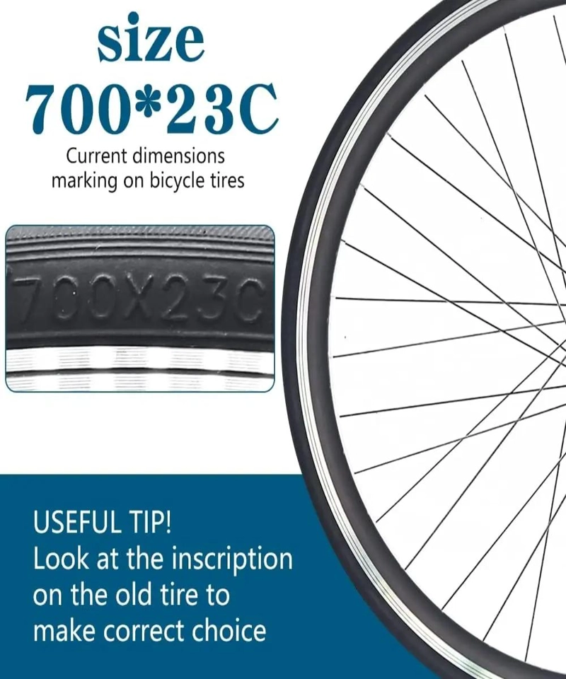 NEUMATICOS PARA BICICLETA ARO 700X23C PLEGABLES CON CAMARAS INCLUIDAS - 5