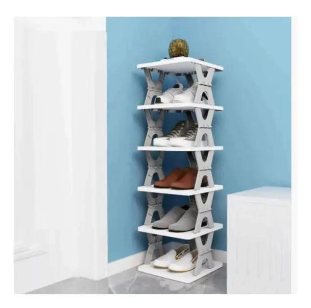 ORGANIZADOR PARA ZAPATOS PLEGABLE CON 4 NIVELES DE ALMACENAMIENTO - 4