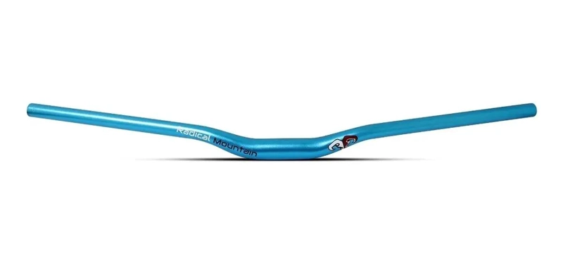 MANUBRIO PARA BICICLETA MOUNTAIN 31.8 MM X 780 MM CON ANGULO DE 30 GRADOS AZUL - 1