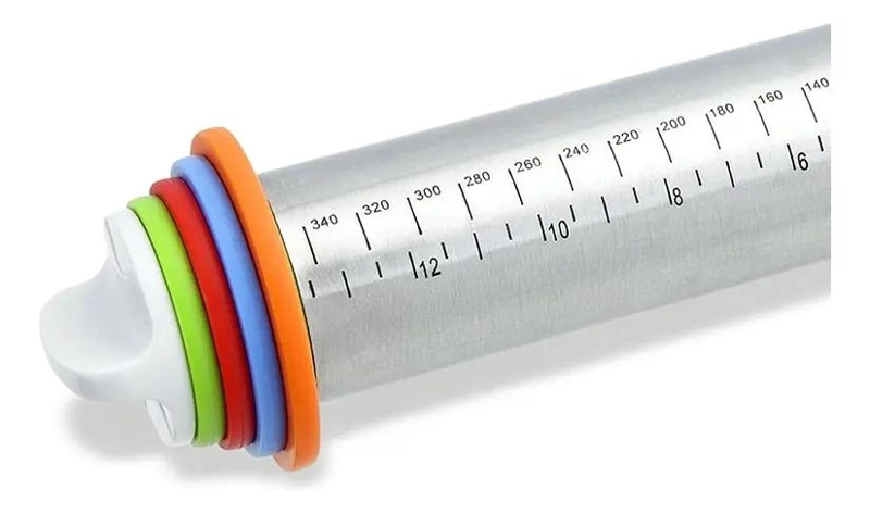 RODILLO AJUSTABLE DE ACERO INOXIDABLE PARA REPOSTERIA DE 45 CM - 4