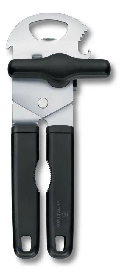 ABRELATAS MULTIUSOS CON DISEÑO ERGONOMICO Y ACABADO NEGRO - 1
