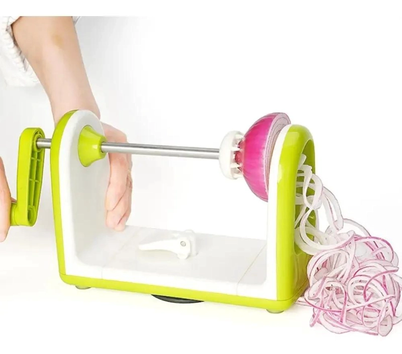CORTADOR DE VERDURAS EN ESPIRAL CON 4 TIPOS DE CORTE DIFERENTES - 1