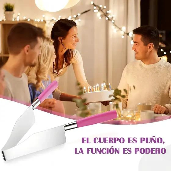 CORTADOR AJUSTABLE PARA TORTAS DE ACERO INOXIDABLE RESISTENTE - 3