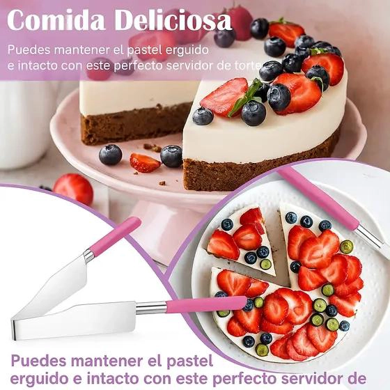 CORTADOR AJUSTABLE PARA TORTAS DE ACERO INOXIDABLE RESISTENTE - 4
