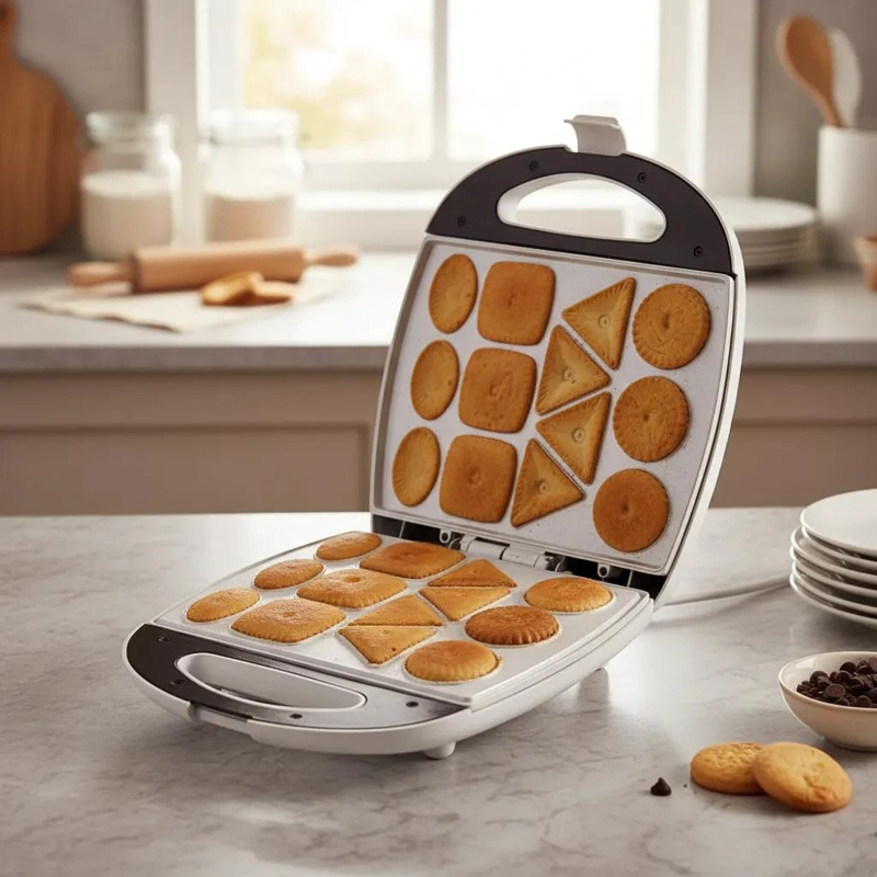 MAQUINA PARA PREPARAR GALLETAS Y POSTRES CON SUPERFICIE ANTIADHERENTE - 3