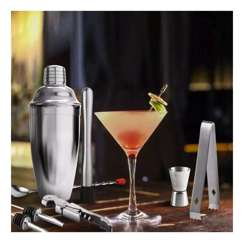 SET DE COCTELES PARA BAR CON 8 PIEZAS Y FILTRO INTEGRADO - 2
