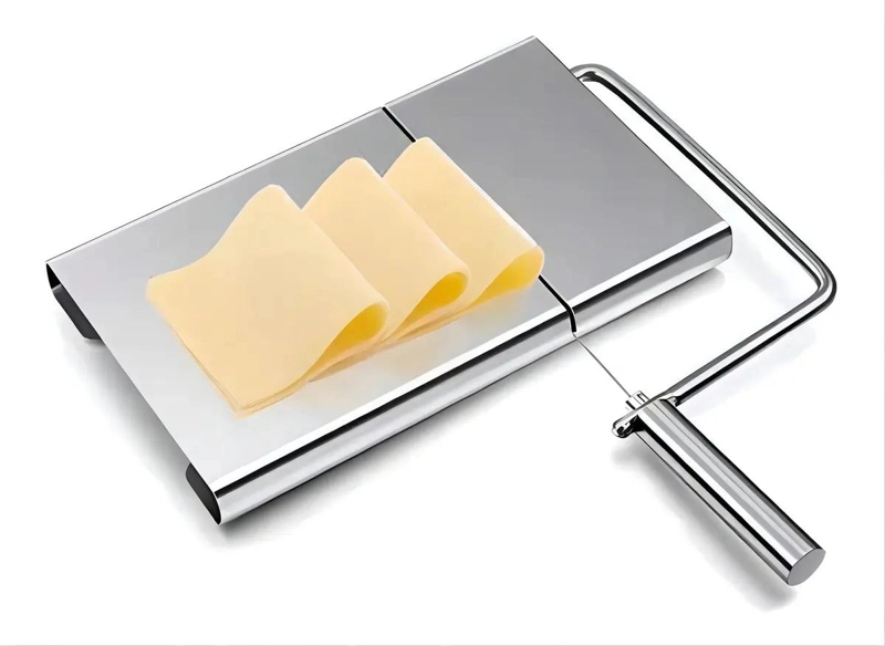 TABLA CORTADORA AJUSTABLE PARA QUESO CON ACERO INOXIDABLE Y CORTE MULTIGROSOR - 1