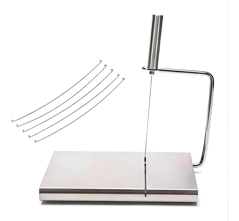 TABLA CORTADORA AJUSTABLE PARA QUESO CON ACERO INOXIDABLE Y CORTE MULTIGROSOR - 2